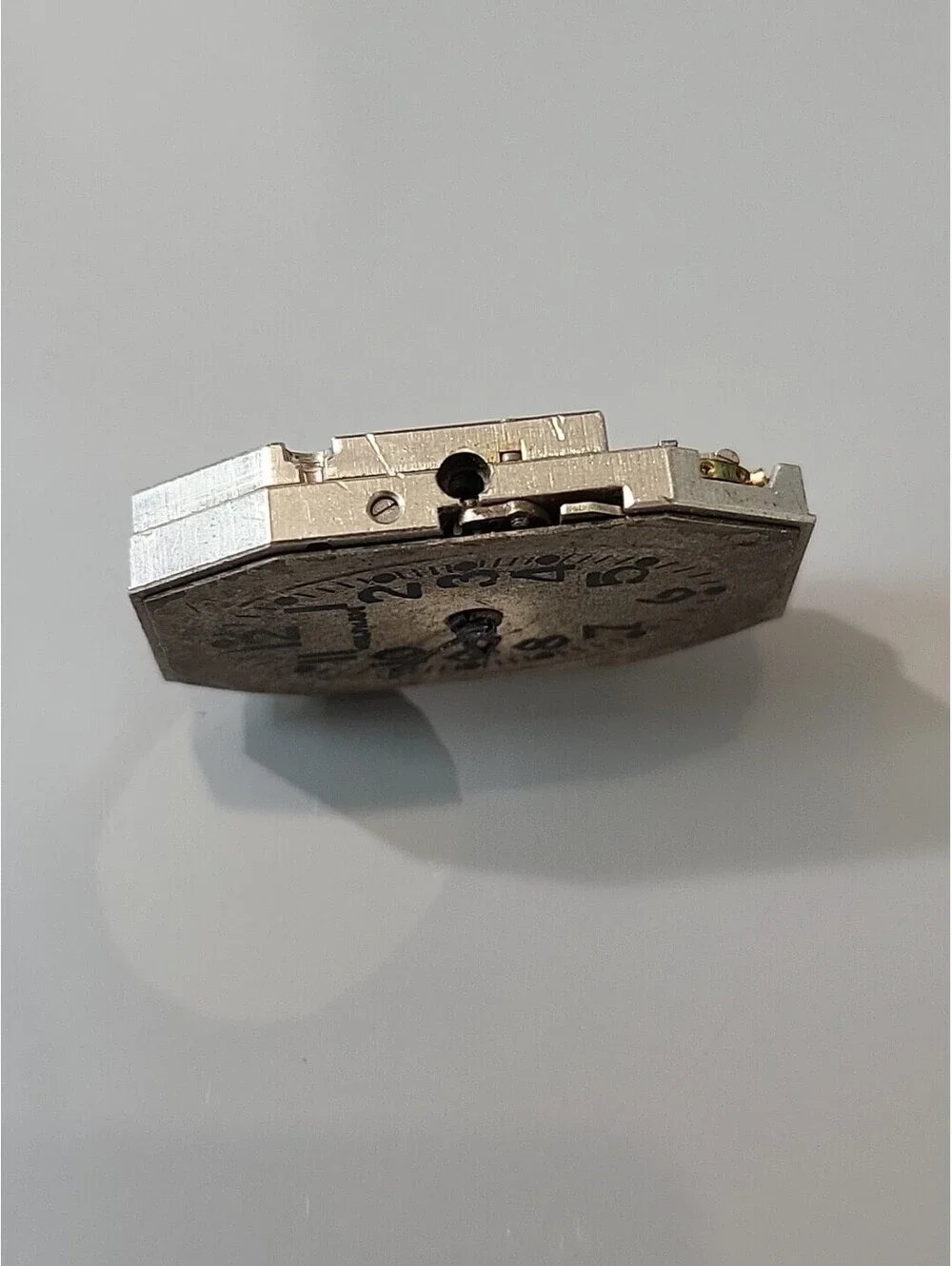 Waltham USA watch movement 25mm By 16.5 Width For Parts Or Repairs  As Is L72